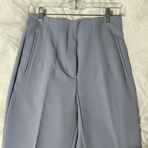 NWT Zara high waisted pants - light blue size Medium